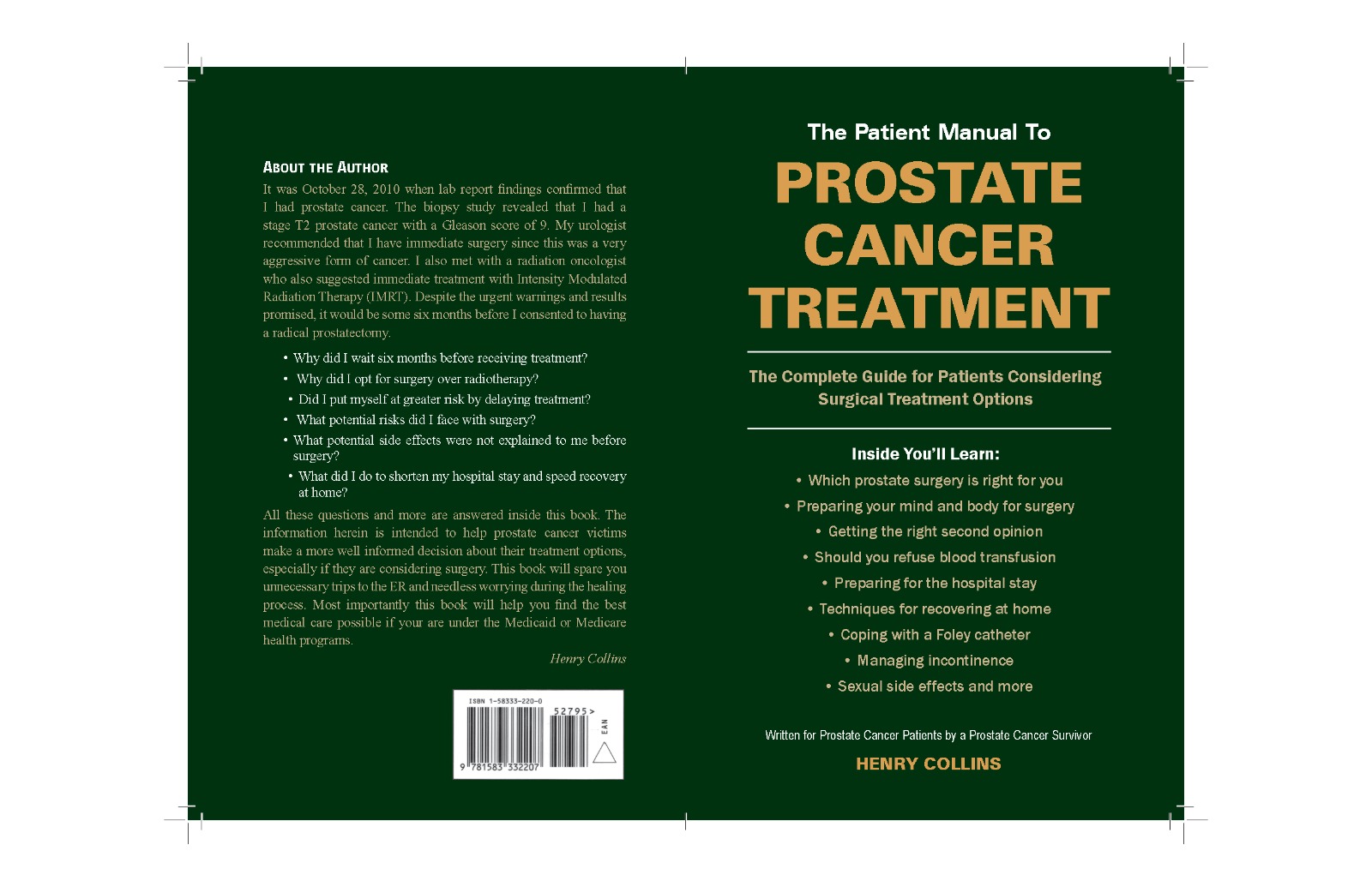 Cover of The Patient Manual to Prostate Cancer Treatment